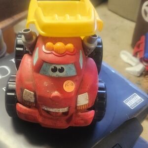 Tonka Red and Yellow Toy Truck